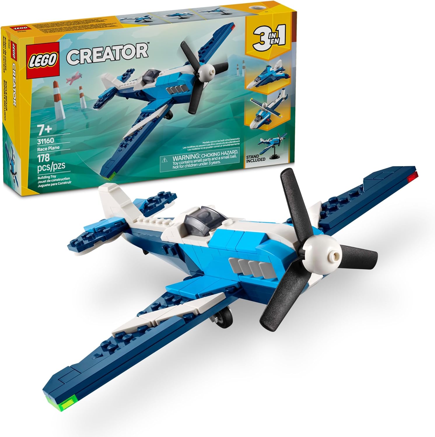 Creator 3 in 1 Aircraft Race Plane-by-Lego