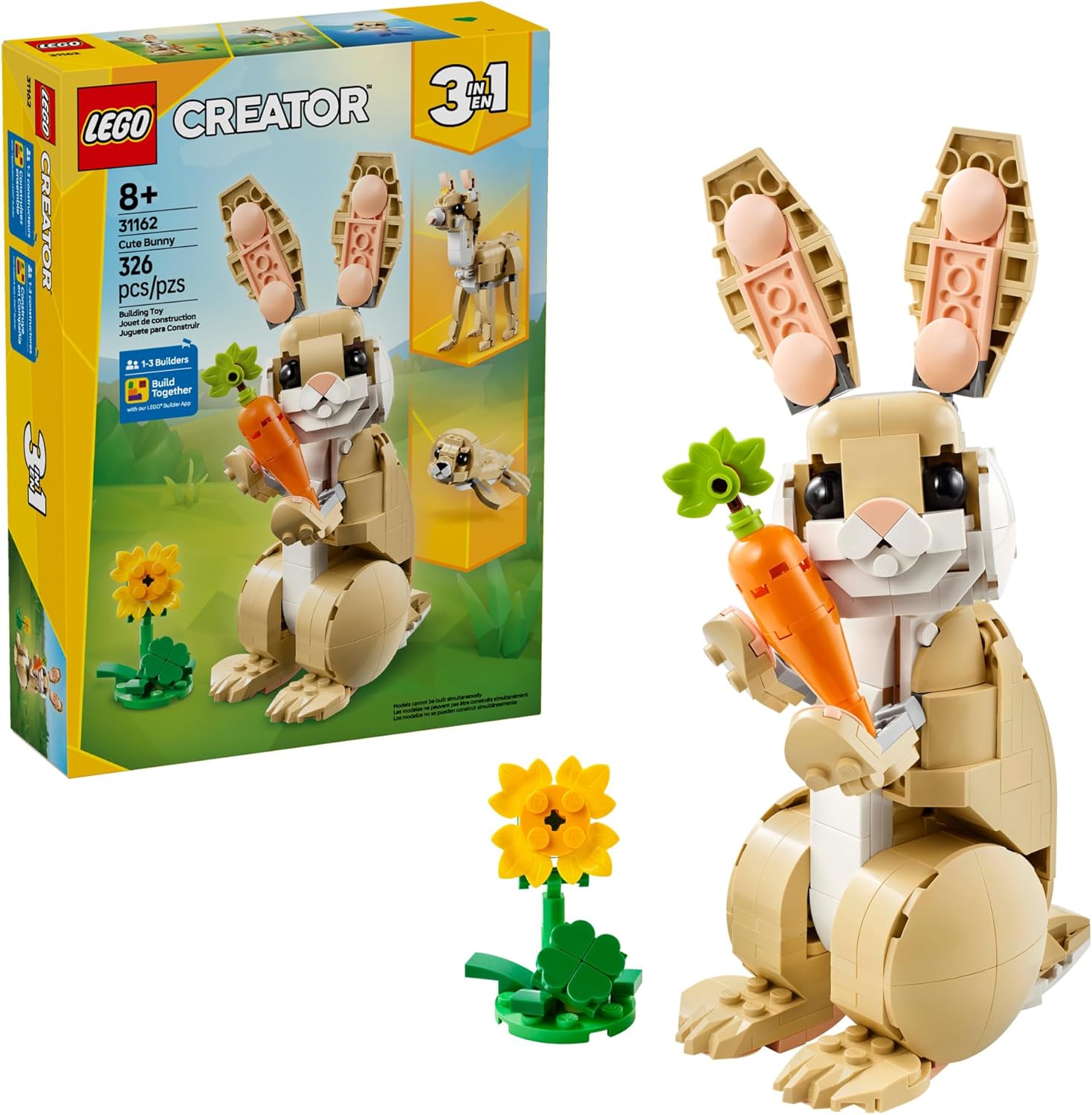 Creator 3 in 1 Cute Bunny-by-Lego
