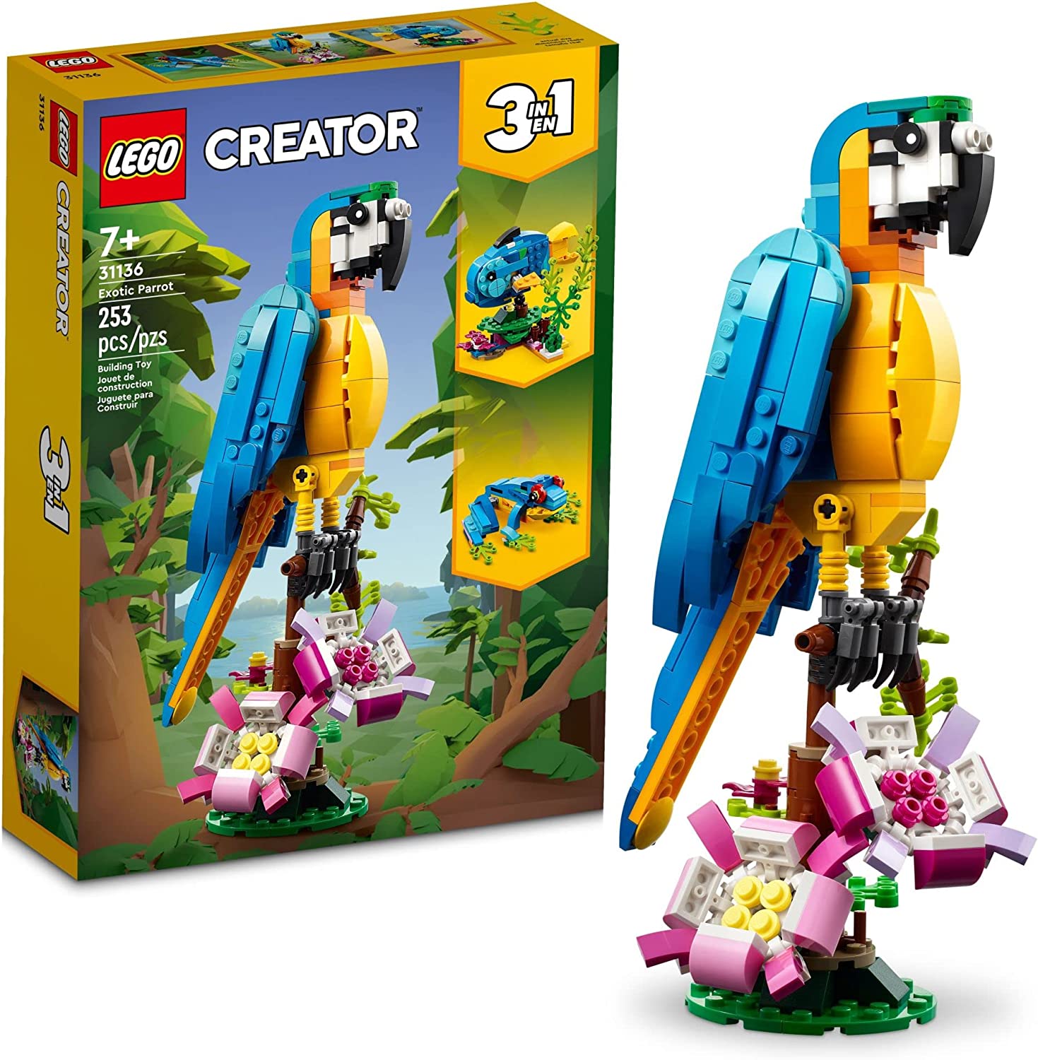 Creator 3 in 1 Exotic Parrot-by-Lego