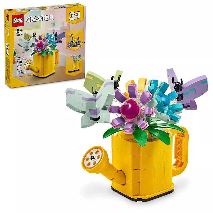 Creator 3 in 1 Flowers in Watering Can-by-Lego