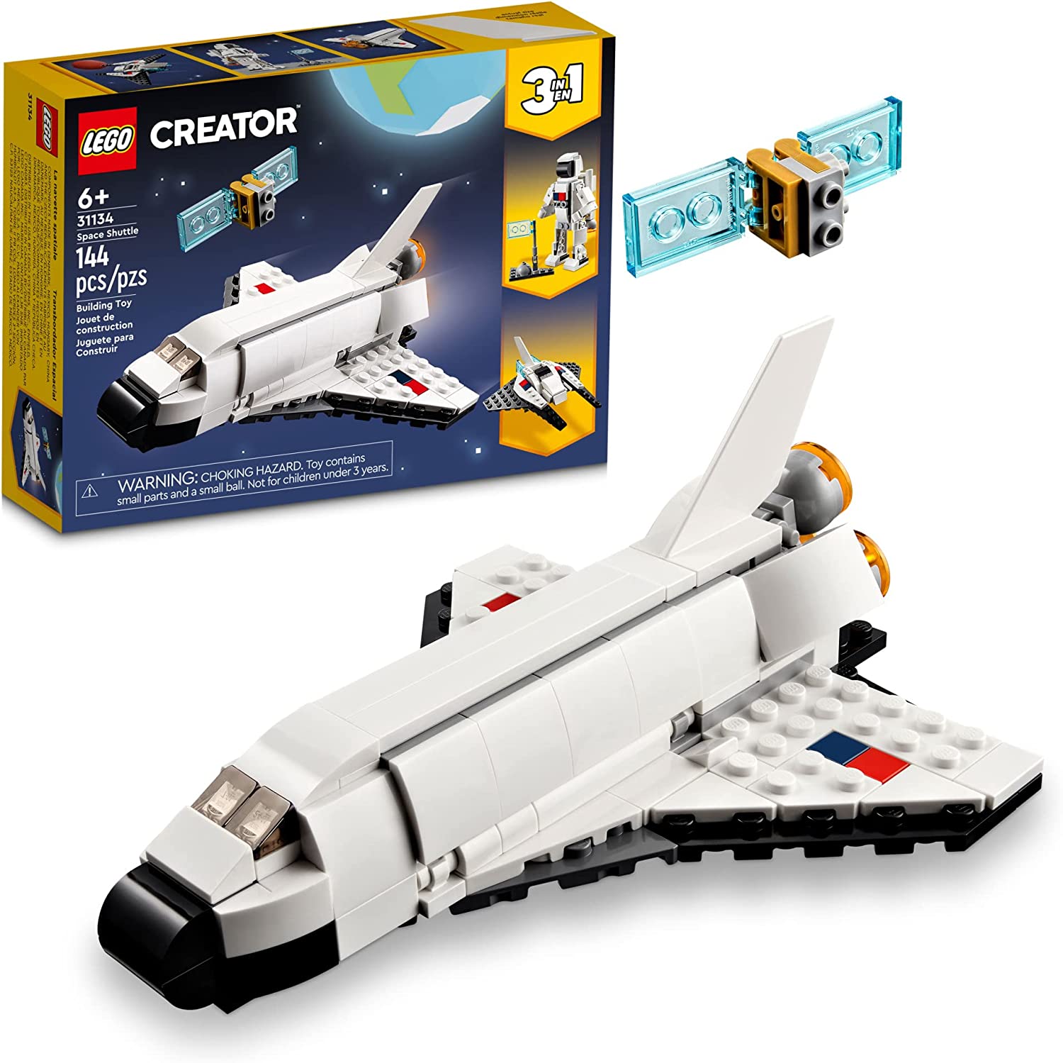 Creator 3 in 1 Space Shuttle-by-Lego