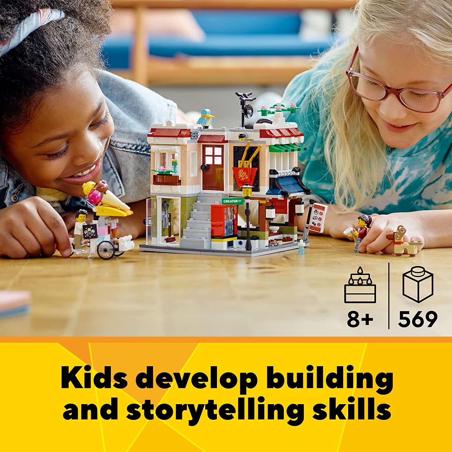 Creator 3in1 Downtown Noodle Shop by Lego 4