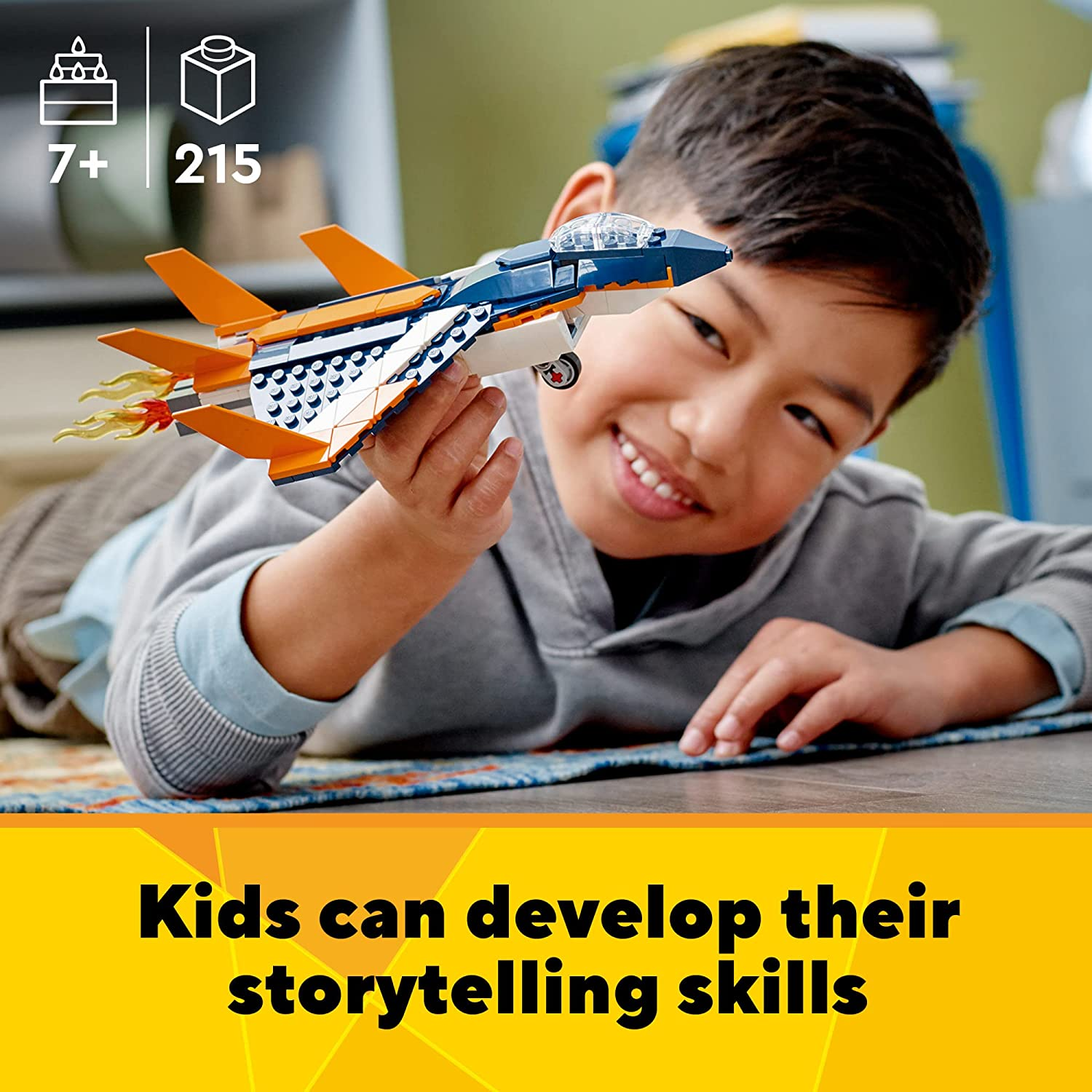 Creator 3in1 Supersonic Jet by Lego 2