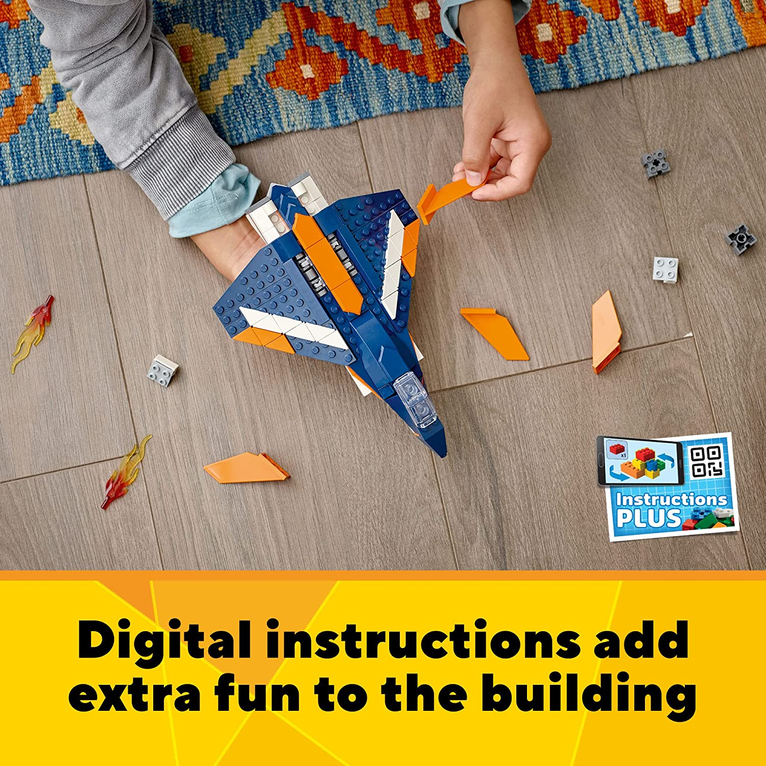 Creator 3in1 Supersonic Jet by Lego 3