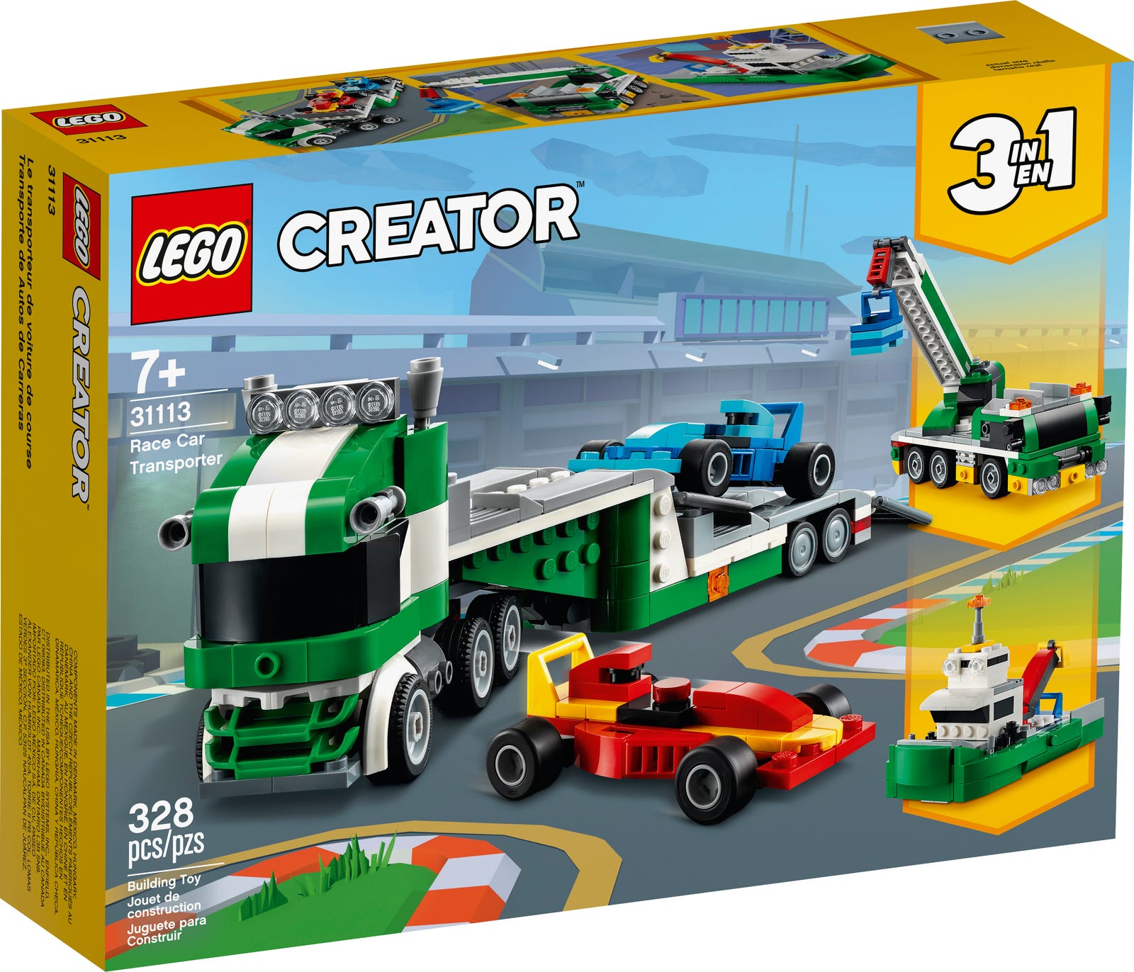 Creator Race Car Transporter by Lego