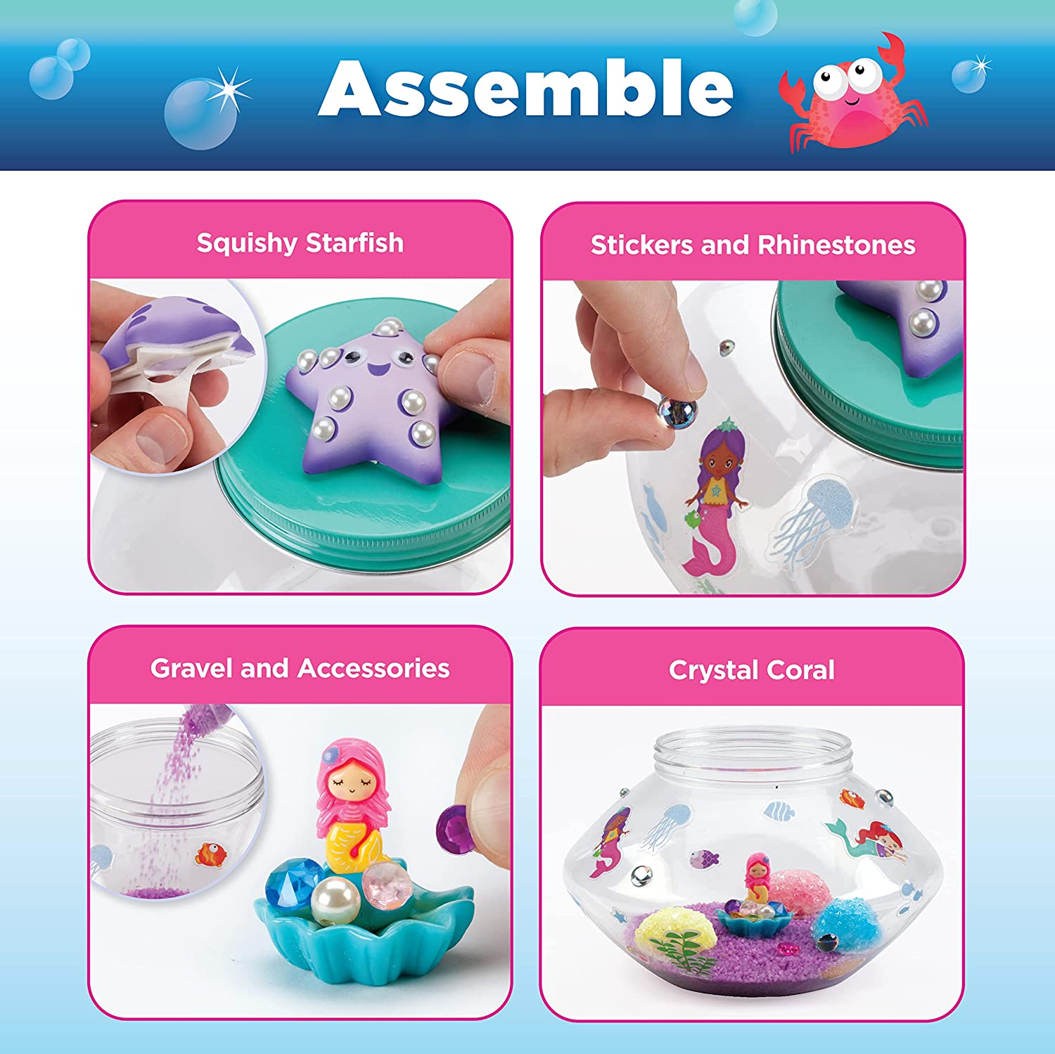 Crystal Mermaid Terrarium Kit by Creativity for Kids 4