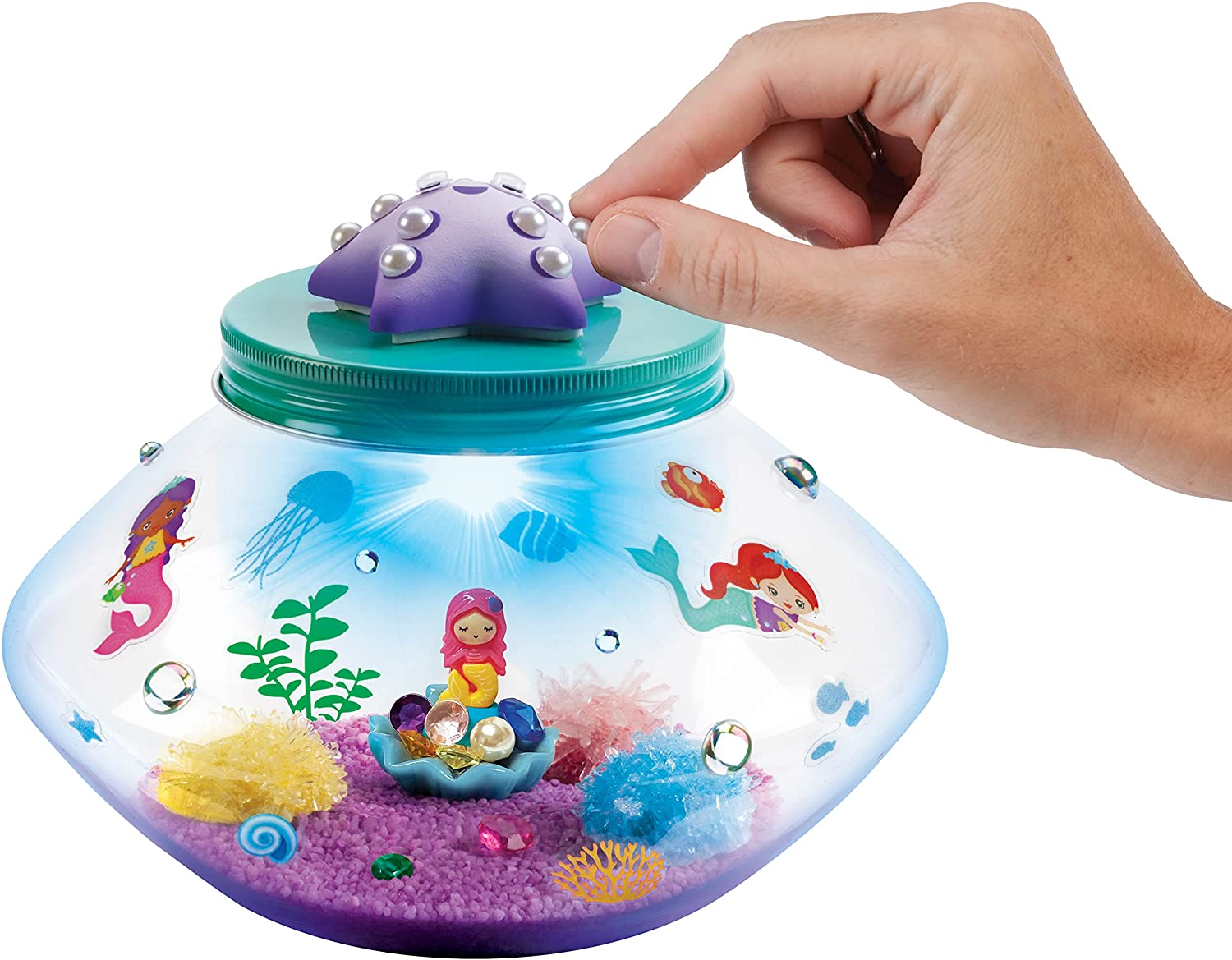 Crystal Mermaid Terrarium Kit by Creativity for Kids 6