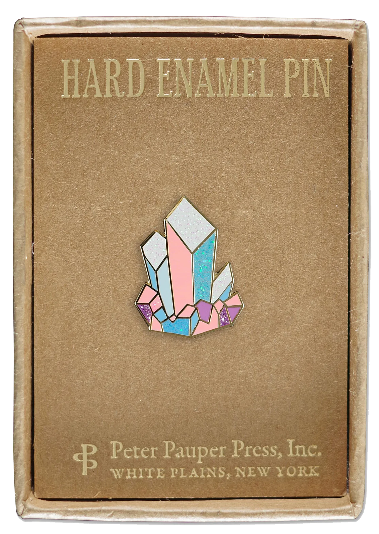Crystals Enamel Pin by Peter Pauper Press 1