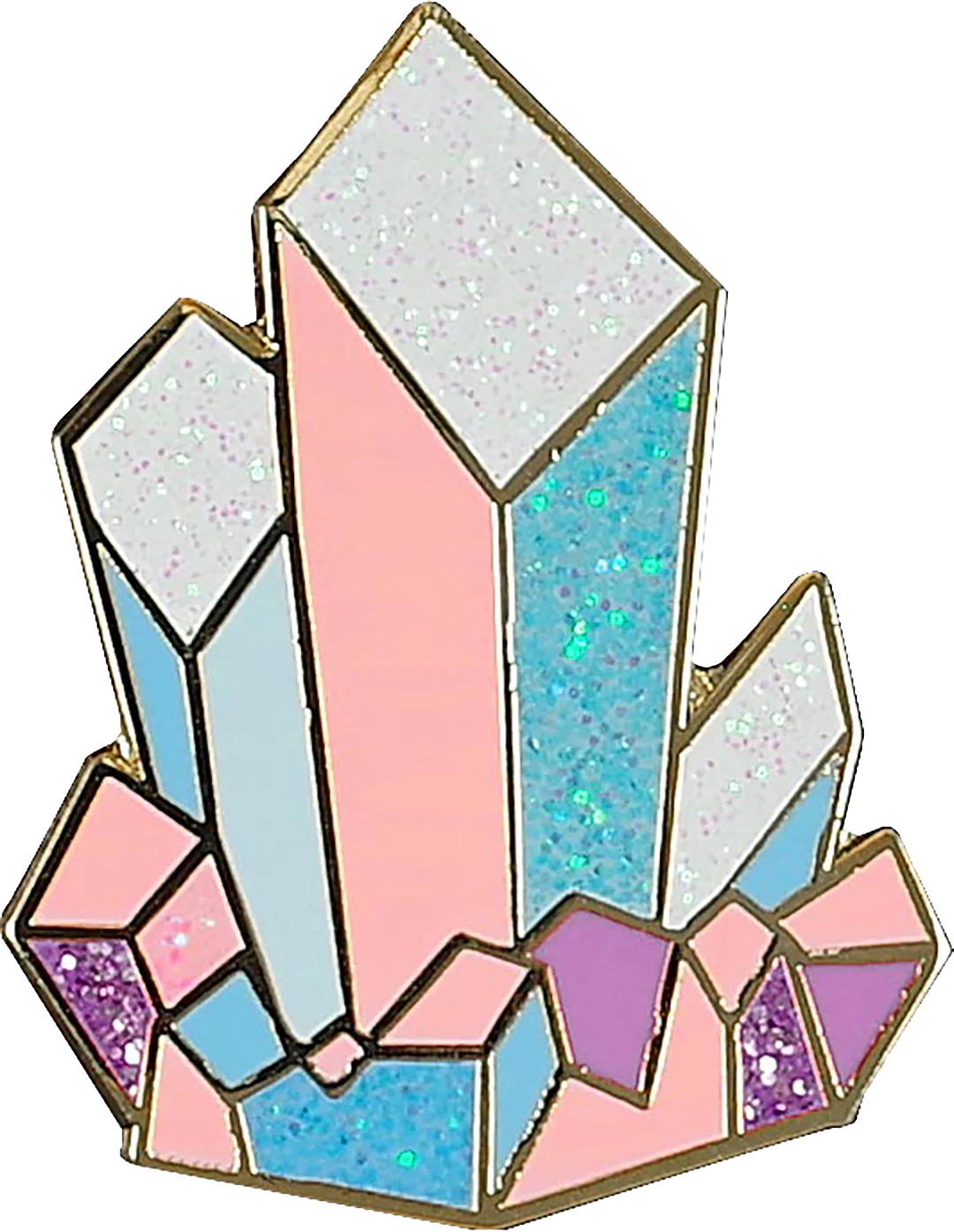 Crystals Enamel Pin by Peter Pauper Press