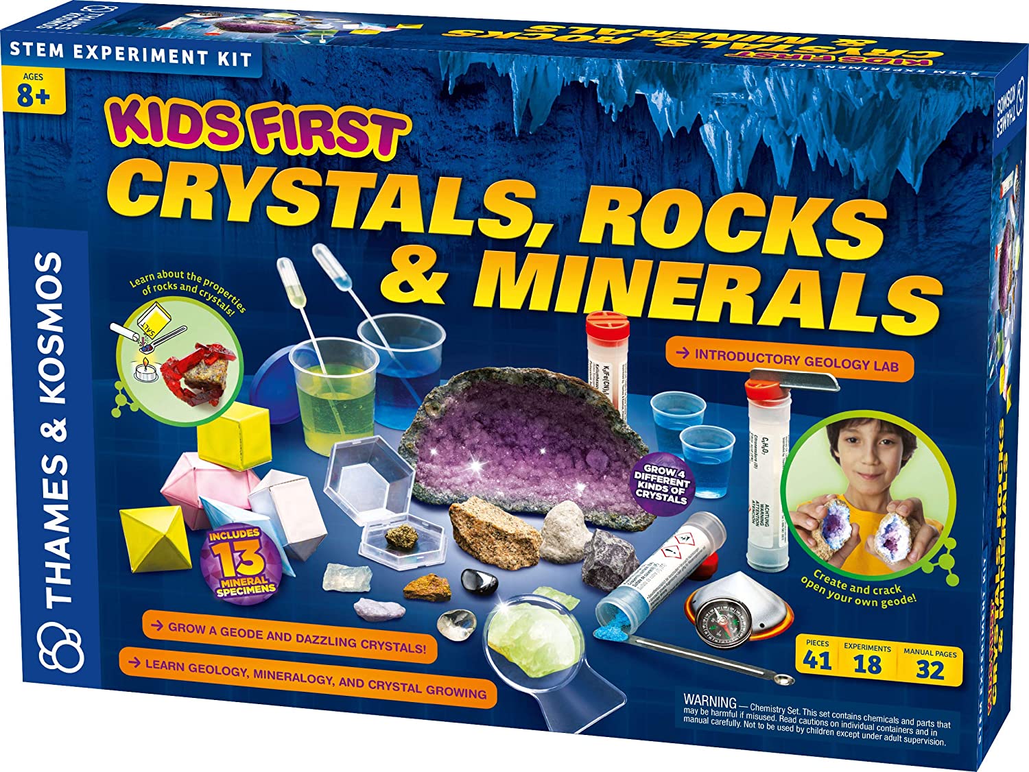 Crystals Rocks Minerals by Thames Kosmos
