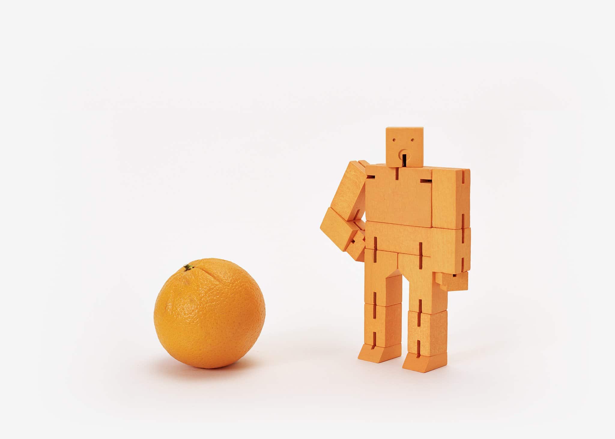 Cubebot Orange by Areaware 1