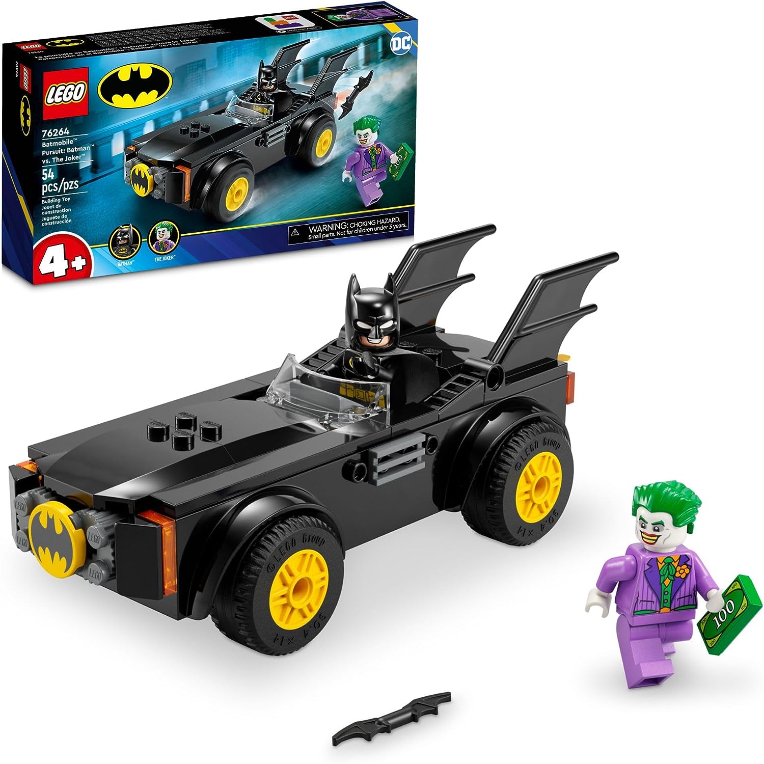 DC Batmobile Pursuit: Batman vs. The Joker 7-by-Lego
