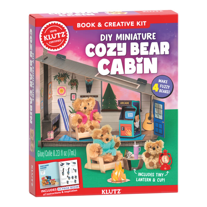 DIY Miniature Cozy Bear Cabin-by-Klutz
