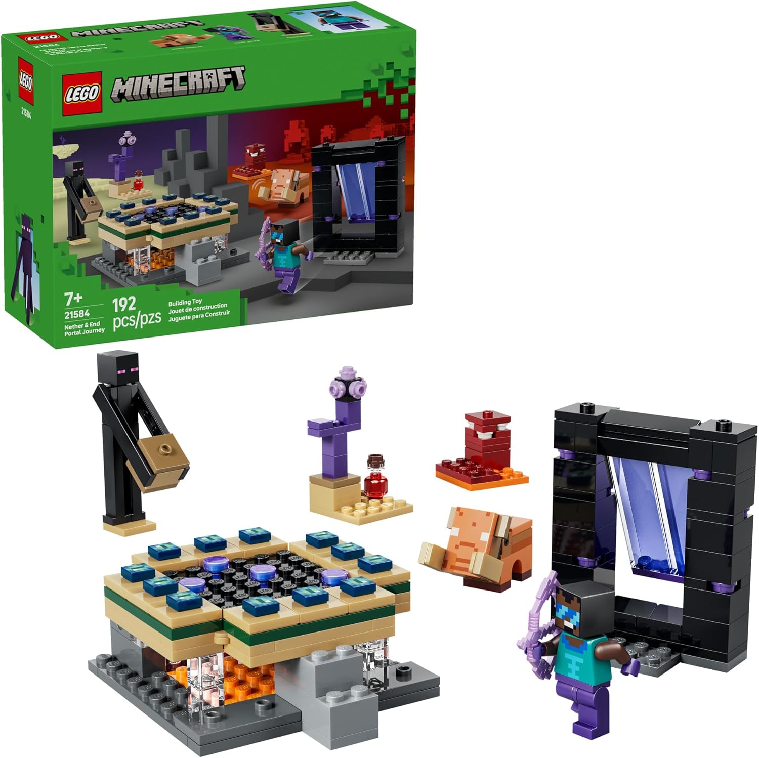 Minecraft Nether & End Portal Journey by Lego