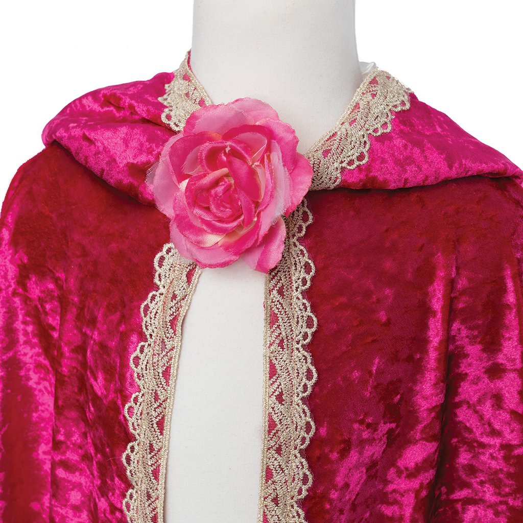 Deluxe Fuchsia Princess Cape Medium Size 5 6 by Great Pretenders 3