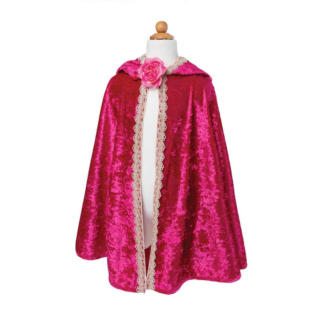 Deluxe Fuchsia Princess Cape Medium Size 5 6 by Great Pretenders