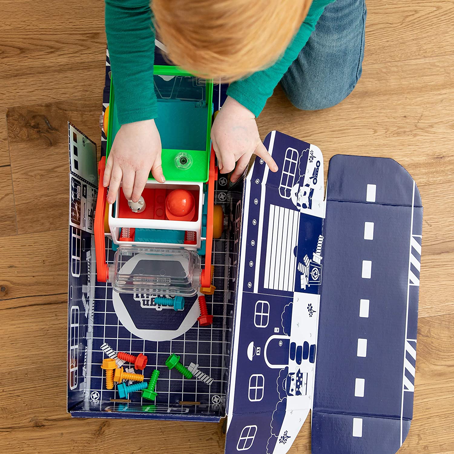 Design Drill Bolt Buddies Pick it Up Truck by Educational Insights 5