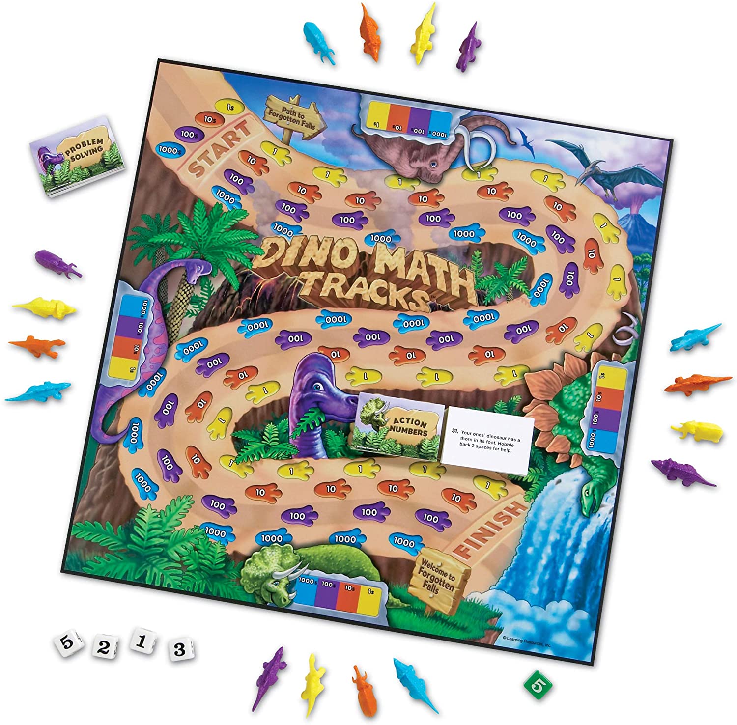 Dino Math Tracks by Learning Resources 1
