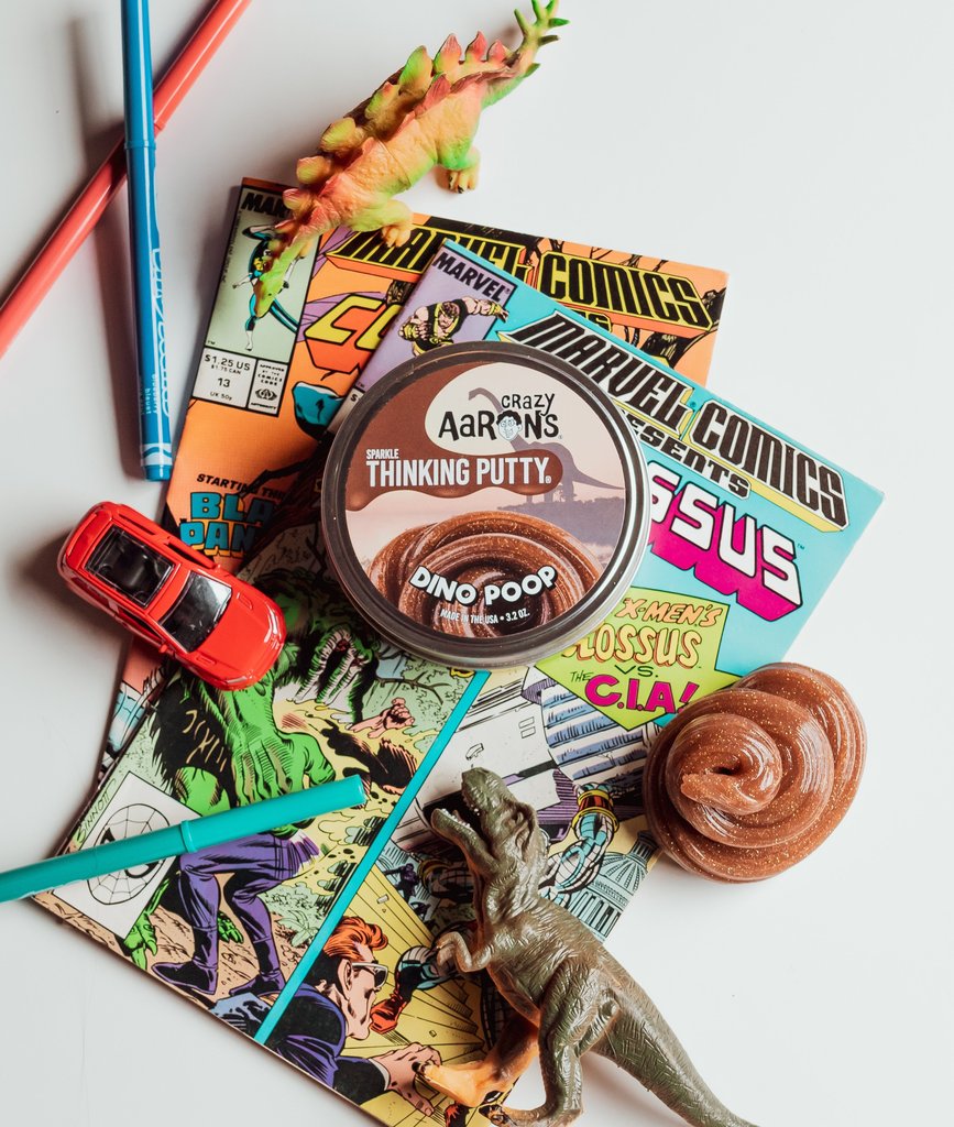 Dino Poop Thinking Putty Sparkle Series by Crazy Aarons 2