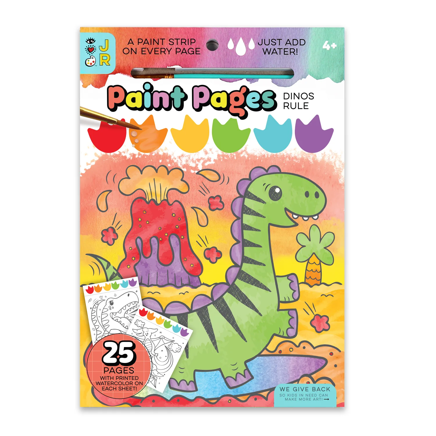 Dinos Rule Paint Pages-by-Bright Stripes