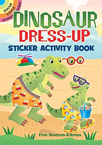 Dinosaur Dress Up Sticker Activity by Dover Publications
