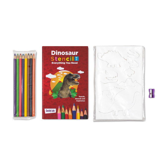 Dinosaur Stencil Kit by Cassidy Labs 1