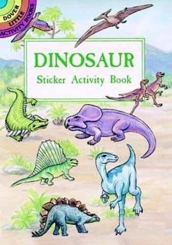 Dinosaur Sticker Activity Book by Dover Publications
