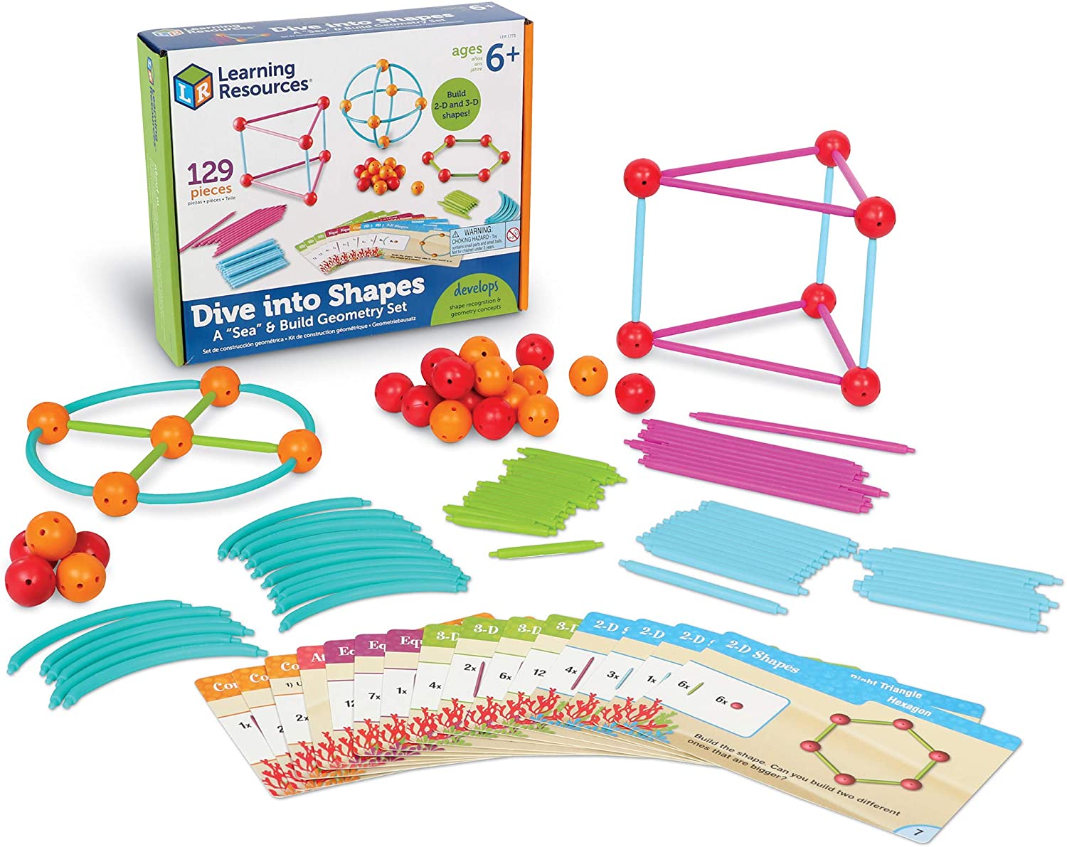 Dive into Shapes Geometry Set by Learning Resources 1