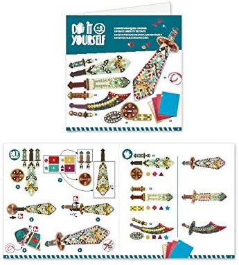 Djeco Like a Pirate Mosaic Swords Craft Kit by Djeco 1