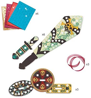 Djeco Like a Pirate Mosaic Swords Craft Kit by Djeco 2