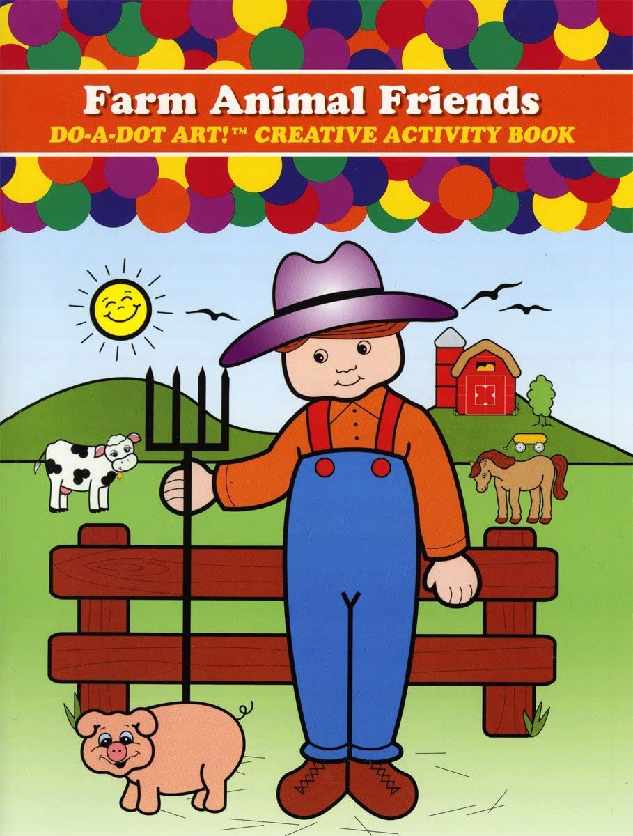 Do A Dot Art Creative Activity book Farm Animal Friends by Do A Dot