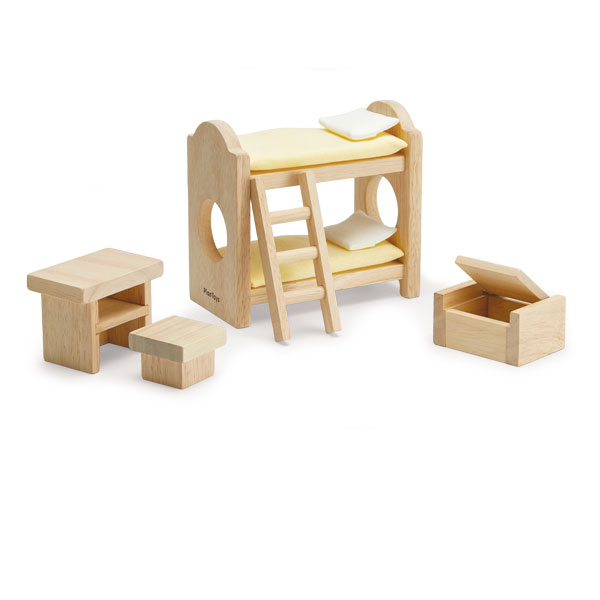 Dollhouse Furniture - Children's Room-by-Plan Toys