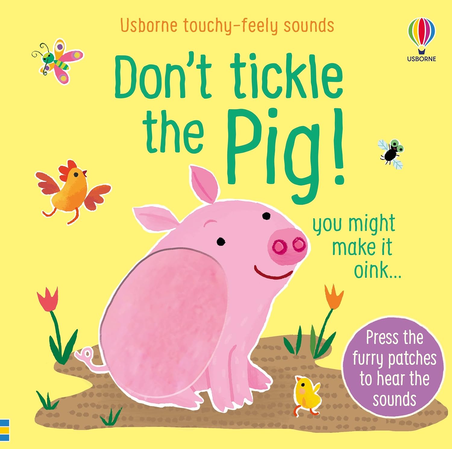 Don't Tickle the Pig (Touchy-feely sound books)-by-Usborne