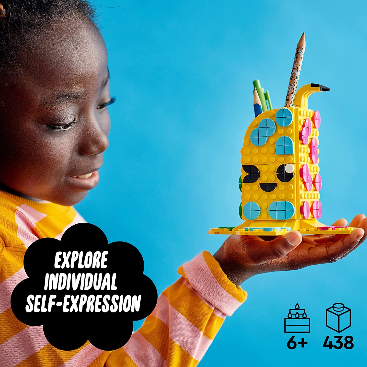 Dots Cute Banana Pen Holder by Lego 1