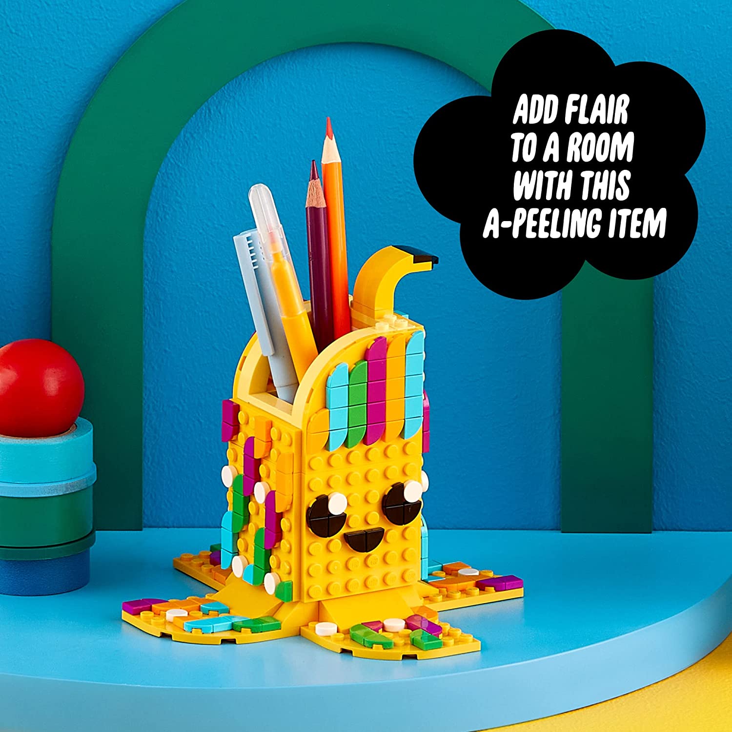 Dots Cute Banana Pen Holder by Lego 3