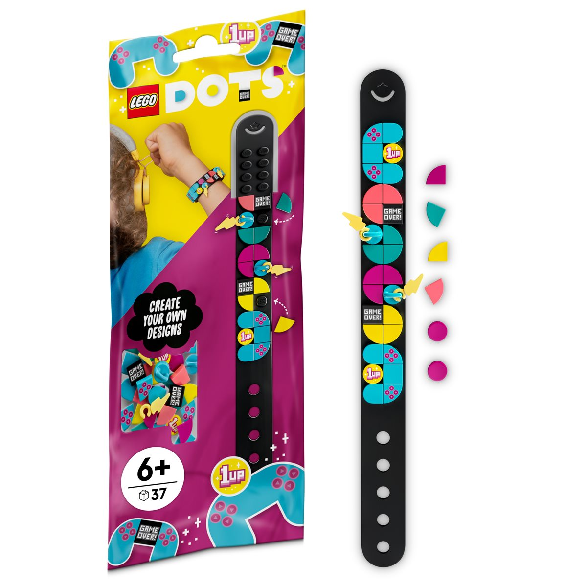 Dots Gamer Bracelet with Charms by Lego