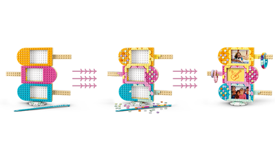 Dots Ice Cream Picture Frames by Lego 3