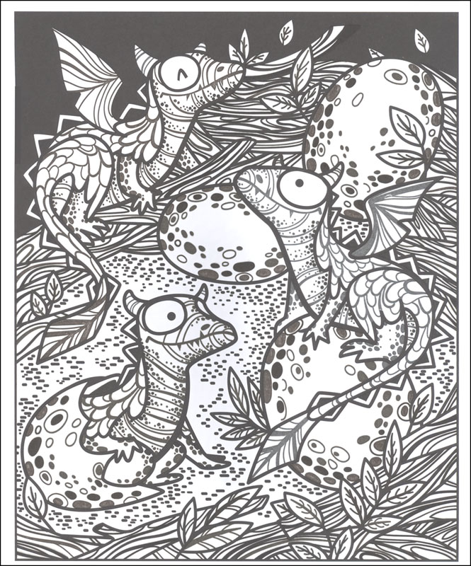 Dragons Magic Painting Book by Usborne 2