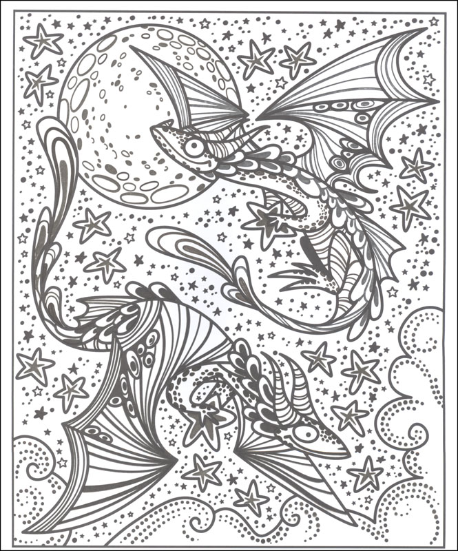 Dragons Magic Painting Book by Usborne 3