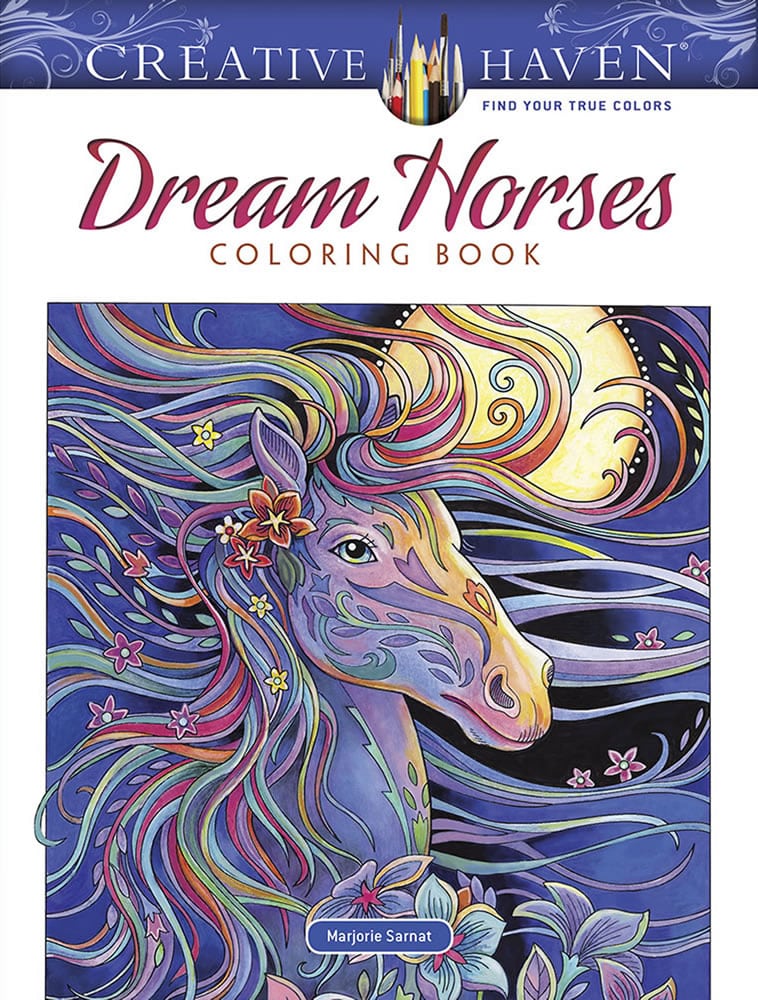 Dream Horses Coloring Book by Dover Publications