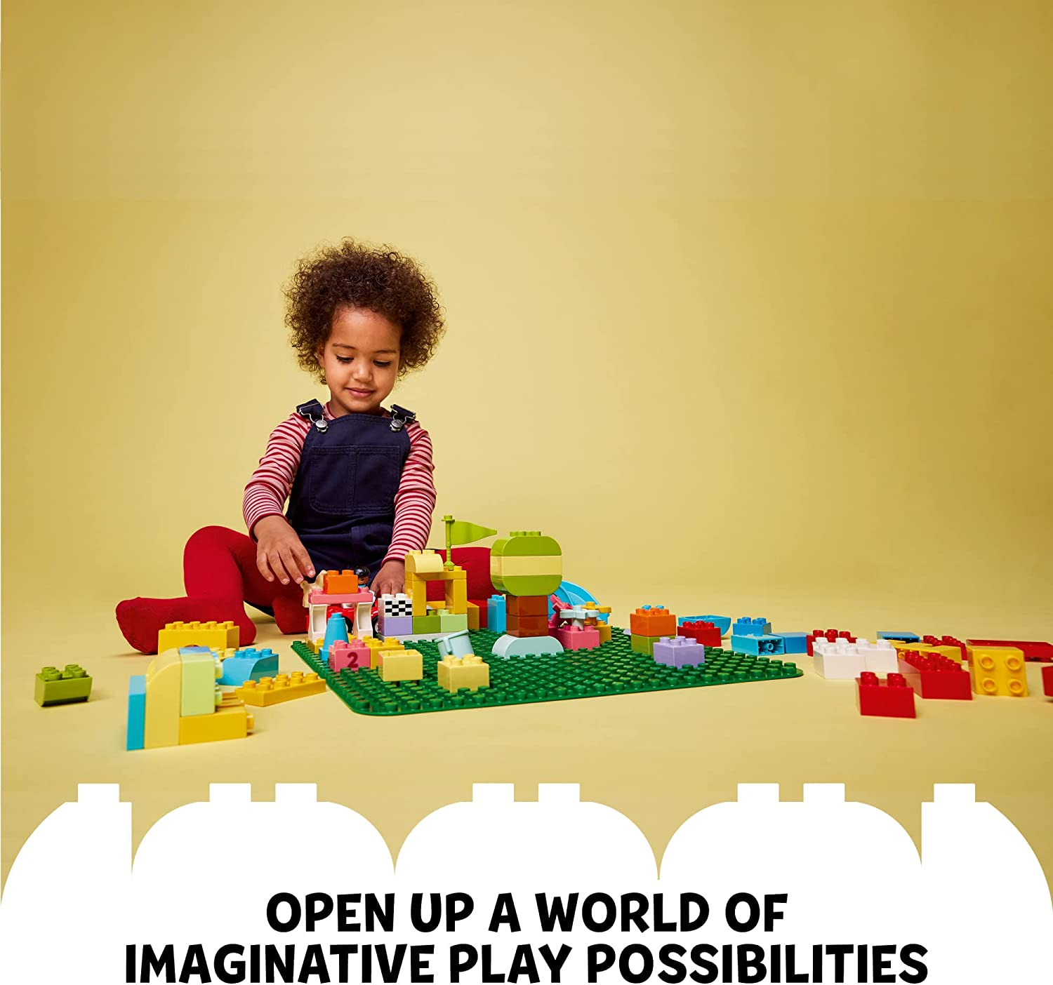 Duplo Classic Green Building Plate by Lego 3