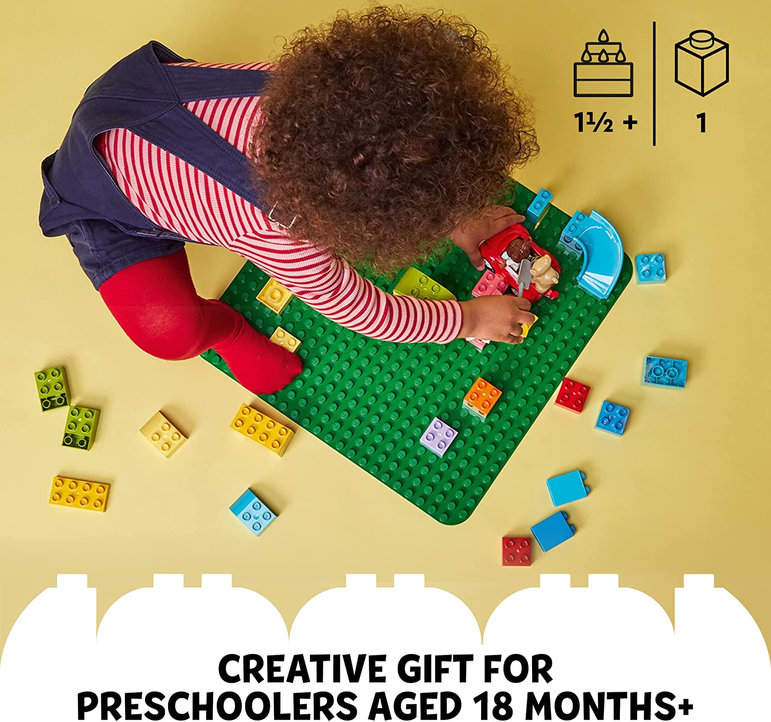 Duplo Classic Green Building Plate by Lego 5