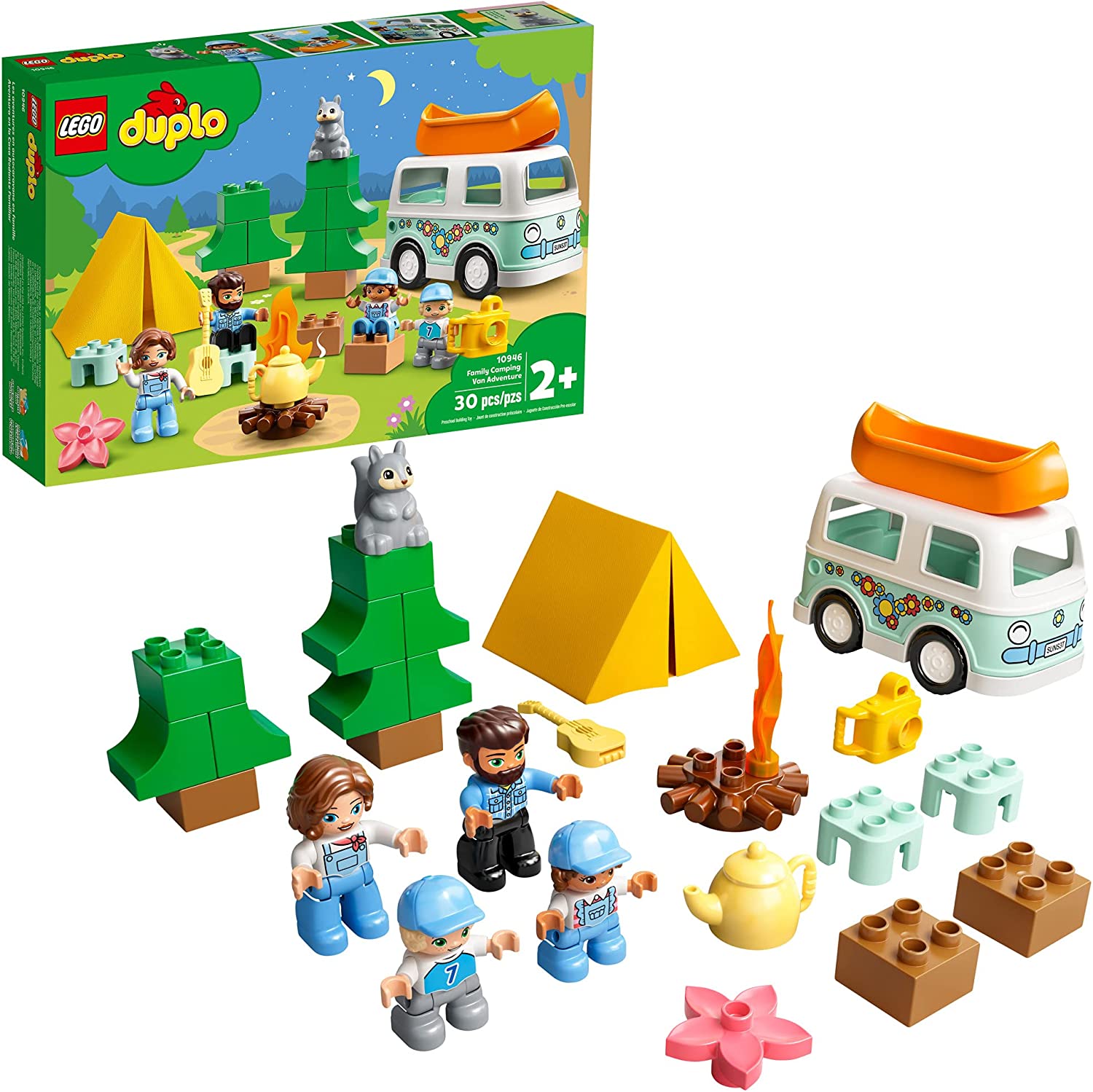 Duplo Town Family Camping Van Adventure by Lego