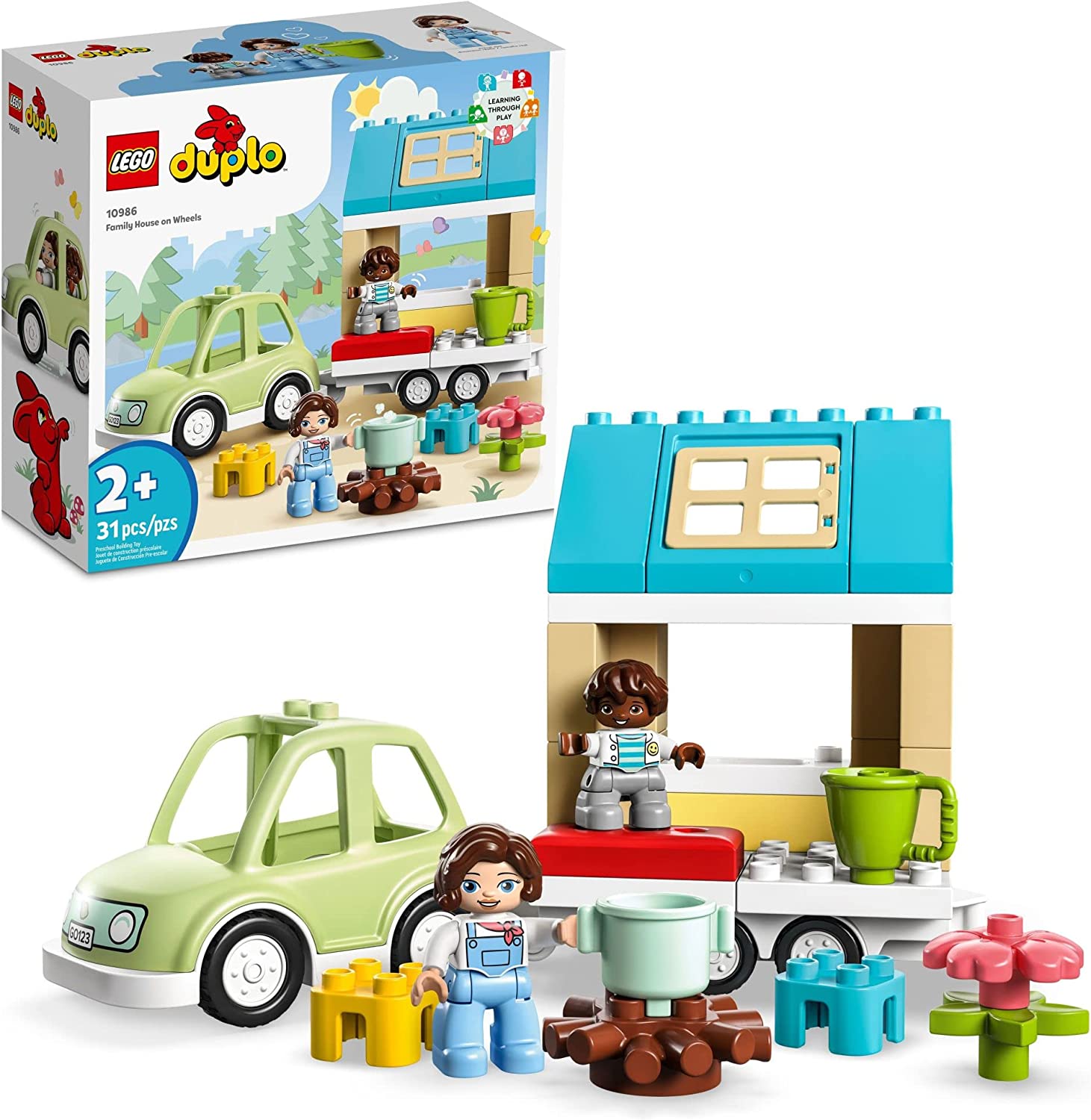 Duplo Town Family House On Wheels by Lego