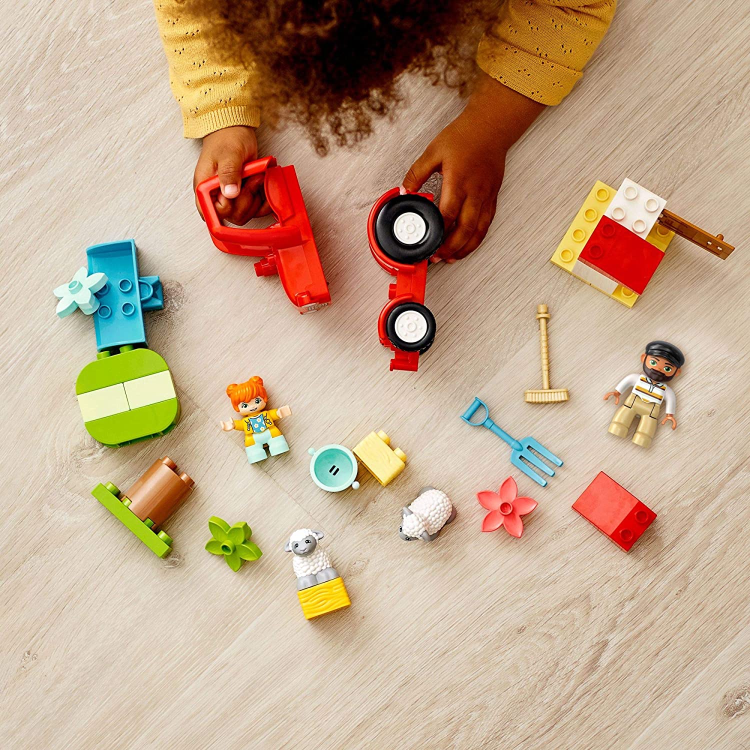 Duplo Town Farm Tractor Animal Care by Lego 3