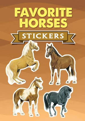 Favorite Horses Stickers by Dover Publications