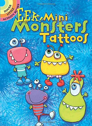 EEK Mini Monsters Tattoos by Dover Publications