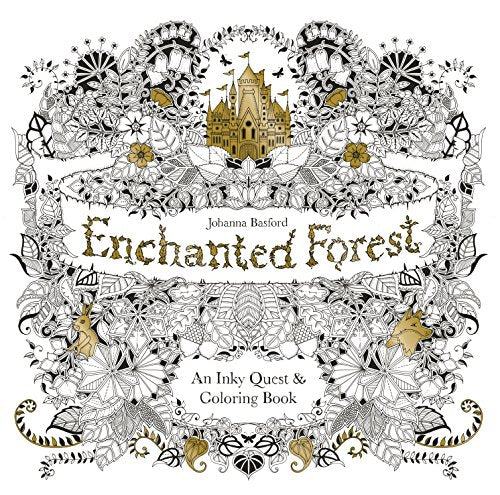 Enchanted Forest An Inky Quest and Coloring Book by Laurence King Publishg
