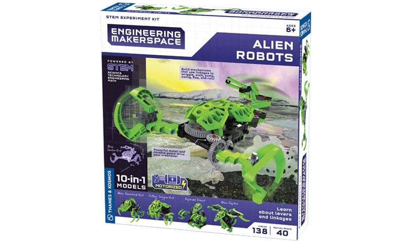 Engineering Makerspace Alien Robots by Thames Kosmos
