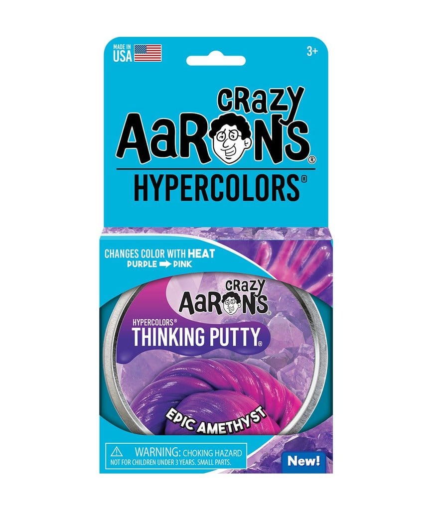 Epic Amethyst Thinking Putty Hypercolors by Crazy Aarons